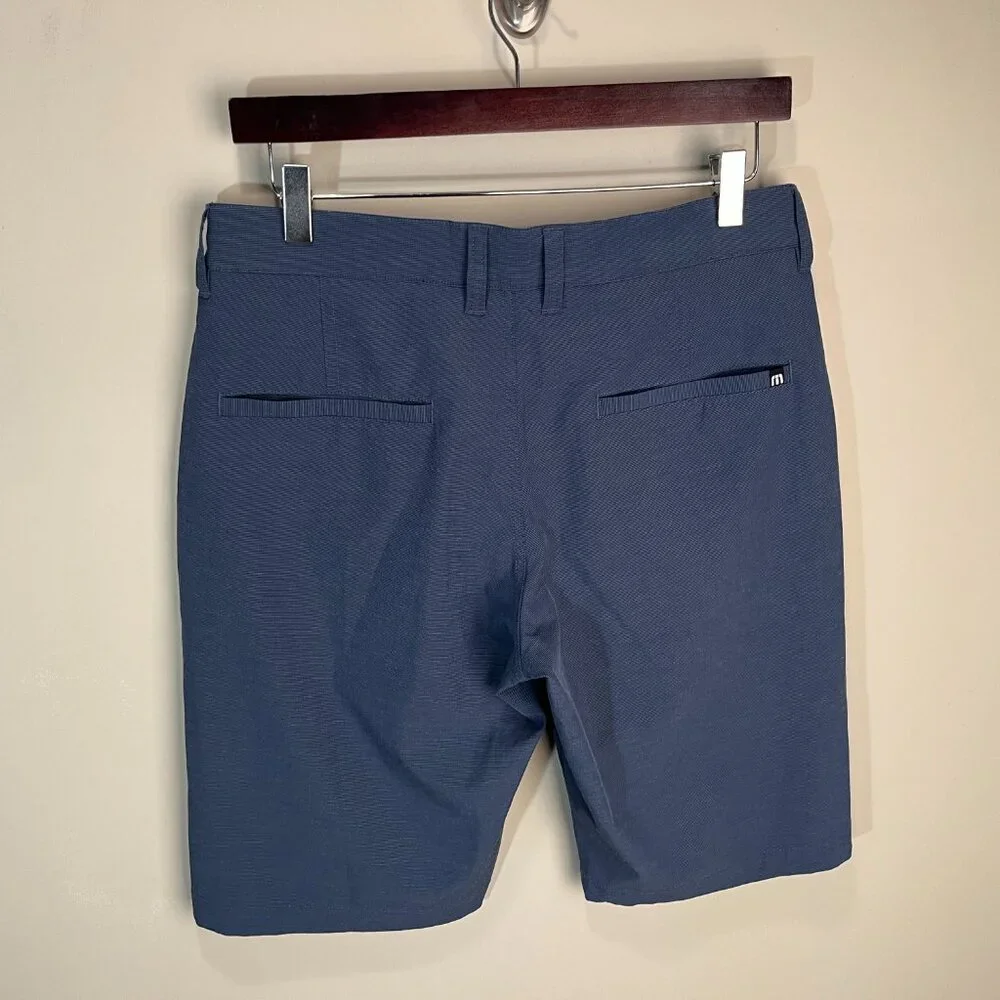 ⛳ TravisMathew Men’s Dark Blue Golf Shorts Flat Front 30 10” Inseam 🔥 - Picture 4 of 5